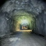 Tunel inside during excavation