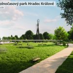 03 VIZUALIZACE - CELKOVÝ POHLED NA OKOLÍ SOCHY DÍVKA S KRUHEM