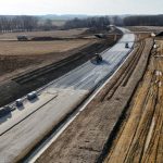 SO 101 - Ukládka a hutnění konstrukční vrstvy MZK 032 km 6,200