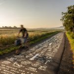 UAX cyklista v jízdě
